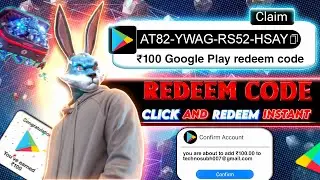 Free Redeem Code (₹100 Instant) 🤑 Best Google Play Code App😱😊
