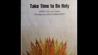 Take Time to be Holy - DG