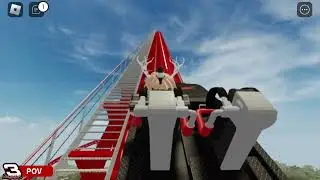 Riding the Intimidator 305  on Roblox