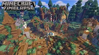 Minecraft Timelapse | Medieval Fortress and Village