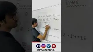 Trick to Find Sum of Even Natural Number #shorts #youtube