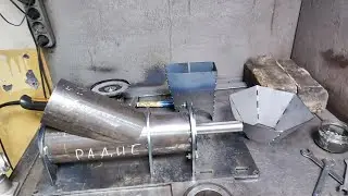 новый проект. шнековый измельчитель для веток