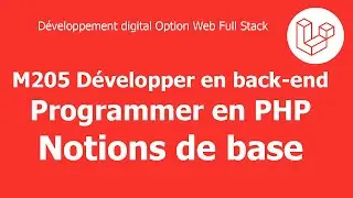 Laravel Darija V1 - Programmer en PHP : Les notions de bases