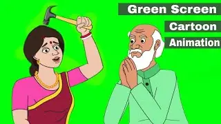 Green Screen Cartoon Animation. Green Screen cartoon video. Cartoon actor. Cartoon maker.