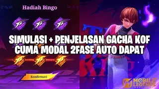CUMA MODAL 500DM AUTO DAPAT 1 SKIN KOF - SIMULASI GACHA TIPS HEMAT KOF BINGO 2025 