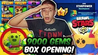 BRAWL STARS 9000 GEMS BOX OPENING! | SPIKE GEZOGEN UND ACCOUNT MAXED?! | Brawl Stars Deutsch