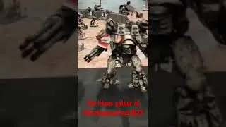 The titan walk parade at WarhammerFest 