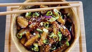 My favorite Chinese-style eggplant dish without frying, they are so tender and yummy