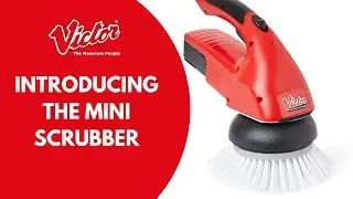 Introducing the Victor Mini Scrubber - The Ultimate Small Floor Scrubber Machine