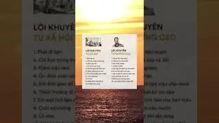 Lời khuyên … !