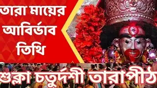 Tarapith Temple | শুক্লা চতুর্দশী মায়ের আবির্ভাব তিথি | মায়ের বিশেষ পুজো তারাপীঠ #tarapith