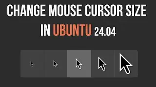 How to Change Mouse Cursor Size in Ubuntu 24.04