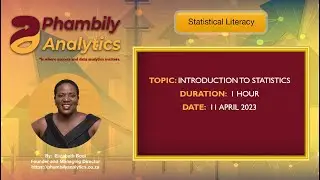 PYC3704 Introduction to Statistics