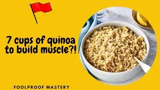 7 cups of quinoa to trigger muscle protein synthesis?
