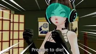 [MMD Anime scene] I challenged my friend + Original Motion Download!