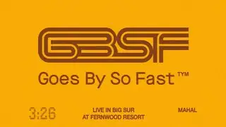 Toro y Moi - Goes By So Fast (Live from Big Sur)