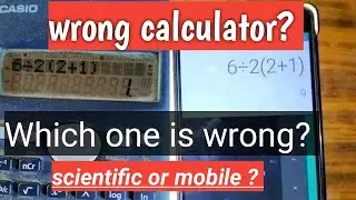 How to apply BODMAS rule? mathematics easy hacks | is scientific calculator wrong?