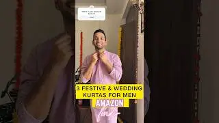 3 WEDDING & FESTIVE KURTA FROM AMAZON 