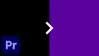 ¿Cómo cambiar de FONDO NEGRO a OTRO COLOR en Premiere 2022?
