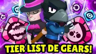 TIER LIST OFICIAL! TODAS AS ENGRENAGENS DE PIOR Á MELHOR no BRAWL STARS!