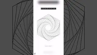 Line Art Therapy 009 - Rotating Polygons - Simple Arts | Autodesk Sketchbook 