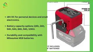 Milwaukee M18 Battery-Powered Power Supply | On-the-Go Charging Solution
