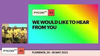 PyCon Italia 2023 - Lasagna - Sunday