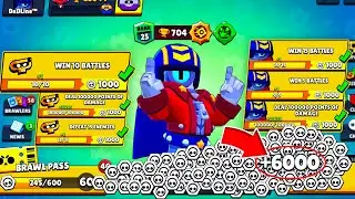 Completing Trophy Thieves 1000 TOKENS Quest - Brawl Stars Quests #5