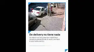 Simuló ser delivery para cometer un robo sin siquiera levantar sospechas