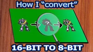 How I Convert a 16-bit sprite into 8 Bit style
