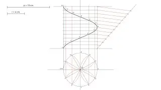 How to Draw a Cylindrical Helix Curve