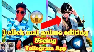 How to convert photo in to anime cartoon || in just 1 click || using telegram application