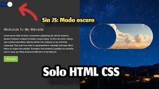 Cómo crear un modo oscuro solo con HTML y CSS – ¡Sin JavaScript!