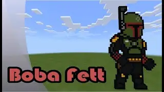 Minecraft: Pixel Art Tutorial and Showcase: Boba Fett (The Mandalorian and The Book of Boba Fett)