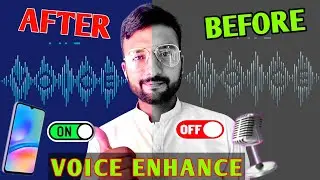 VOICE ENHANCE (Voice Editing)Make Your Voice Clear and Crisp in Mobile 🤗 video noise removal android