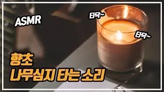 [ASMR] Wood chip burning sound