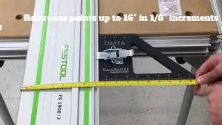 Insta-RailSquare Track Saw Square for Festool / Makita / Triton Rails