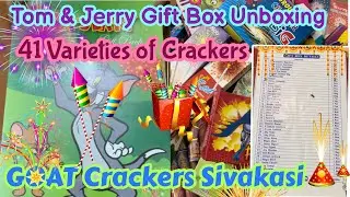 Sivakasi Gift Box Unboxing | Tom & Jerry Gift Box | GOAT Crackers #sivakasi #crackers