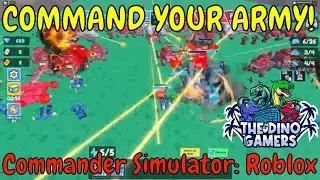 *NEW* COMMAND YOUR ARMY: Commander Simulator - Roblox