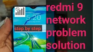 redmi 9 network problem issue fix 100%working solution step by step