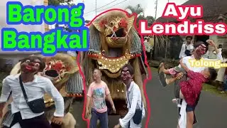 Barong Bangkung Ayu Lendriss Dan Topeng Ngelawang Di Tembuku Bangli 😱 Topengnya Ngejar Bocill😂