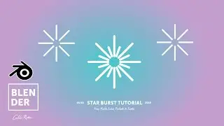Blender Tutorial | Motion Graphics StarBurst