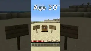 Minecraft Traps At Different Ages 😂😳 (World's Smallest Violine) #shorts #minecraft