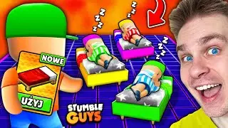 UDAJE NOOBA a potem UŻYWAM WYMAXOWANYCH HACKÓW ⛔️ (za 1000 ZŁ) w Stumble Guys! 😱