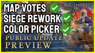 AoE4 - Season 2 PUP Patch Notes w/Map Voting!