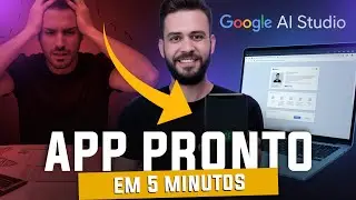 Como criar aplicativo DE GRAÇA e colocar no seu site em 5 minutos com o Google AI studio
