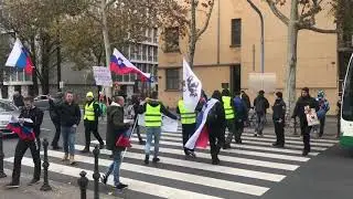 Ljubljana - Protest agains Marakesh declaration - protest proti Marakeški deklaraciji