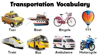 English Vocabulary | Transportation Vocabulary | Master Essential Transportation Words