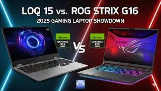Lenovo LOQ 15 vs Asus ROG Strix G16 (2025) - spec review & comparison