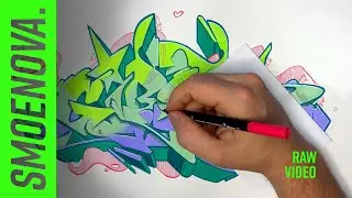 From Sketch to Full-Color Graffiti Art: Honest Full Process Tutorial